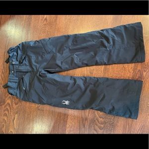 Black Spyder Ski Pants